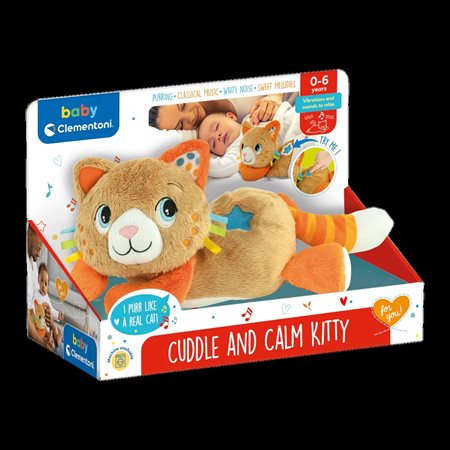 Peluche chaton calmante