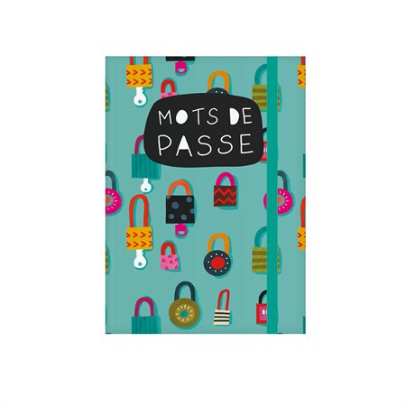 CARNET MOT DE PASSE - CADENAS COLORÉS