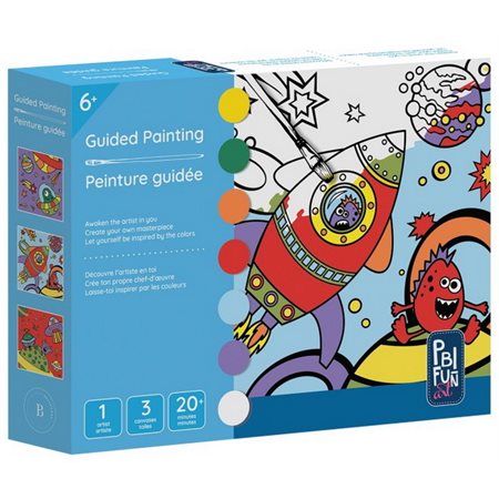 PEINTURE GUIDEE : PETITS MONSTRES