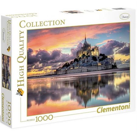 Casse-tête Clementoni - Le magnifique Mont Saint-Michel - 1 000 mcx