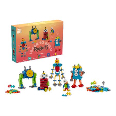 PLUS PLUS LEARN TO BUILD ROBOTS