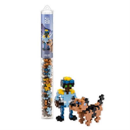 PLUS PLUS TUBE 70 PCS POLICE