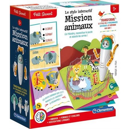 STYLO INTERACTIF MISSION ANIMAUX