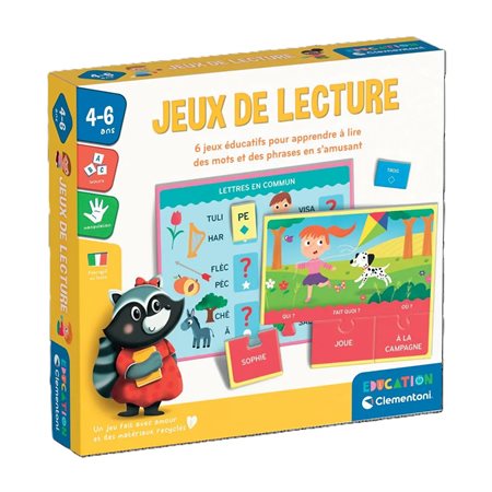 Clementoni Éducation : Jeux de lecture