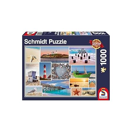 Schmidt Jigsaw Puzzle - By the Sea - 1000 Pieces