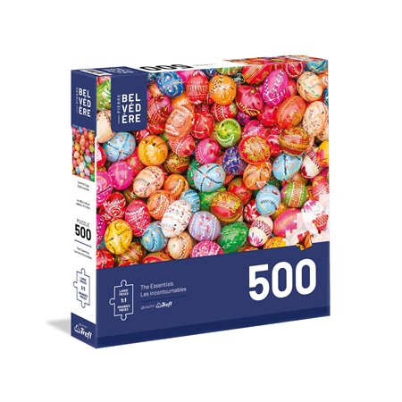 Casse-tête 500 morceaux XXL-  OEUFS COLORÉS