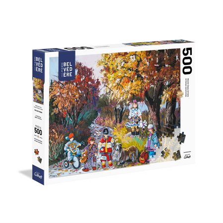 PUZZLE 500 P.PAQUIN PROMENADE DE CHIEN