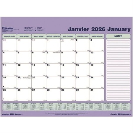 Monthly Calendar Desk Pad (2025) Refill only