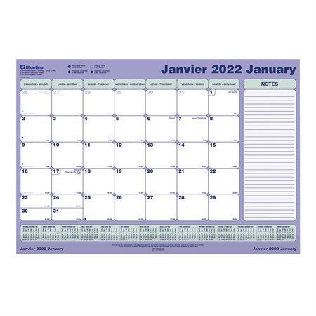 Monthly Calendar Desk Pad (2025) Refill only