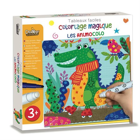 COLORIAGE MAGIQUE FACILE LES ANIMOCOLO