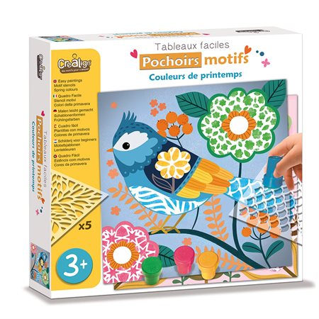 Crea Lign' Pattern Stencils – Spring Colors