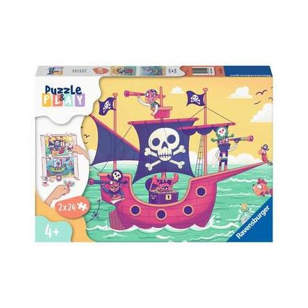 PUZZLE & PLAY TERRE EN VUE 2 X 24 MCX