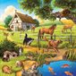 Casse-tête Ravensburger - Animaux sauvages de la forêt, du zoo et de la ferme - 3 x 49 pièces