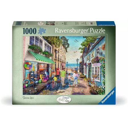 Casse-tête Ravensburger - Down the Lane : Direction la plage - 1000 pièces