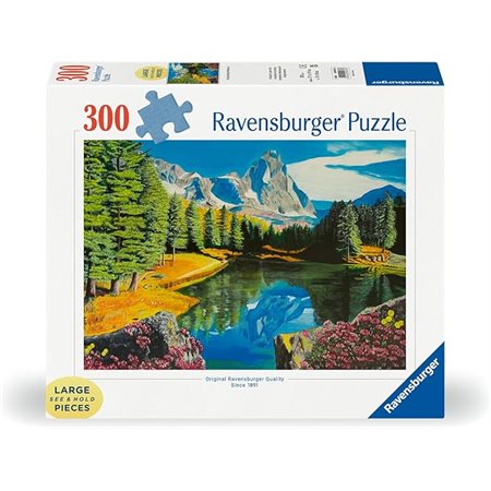 Jigsaw Puzzle Ravensburger - Rocky Mountain Reflections - 300 Pieces Puzzle