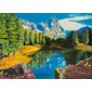 Jigsaw Puzzle Ravensburger - Rocky Mountain Reflections - 300 Pieces Puzzle