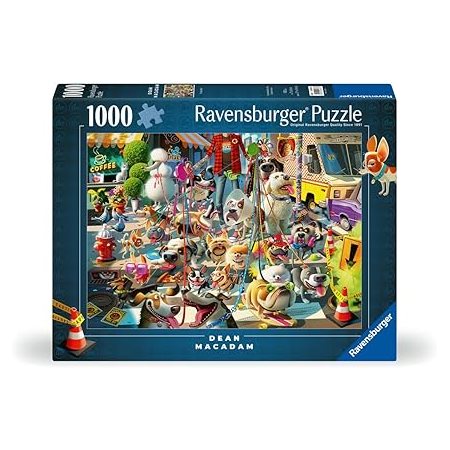 Jigsaw Puzzle Ravensburger - Dean MacAdam: The Dog Walker - 1000 Pieces Puzzle