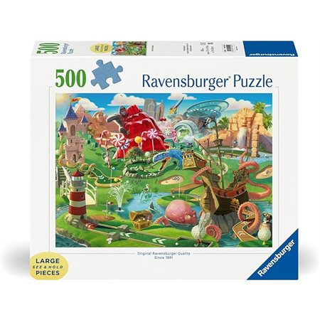 Jigsaw Puzzle Ravensbruger - Putt Putt Paradise - 500 Pieces Puzzle