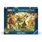 Jigsaw Puzzle Ravensburger - Dean MacAdam: Look Out Little Pigs! - 1000 Pieces Puzzle