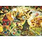 Jigsaw Puzzle Ravensburger - Dean MacAdam: Look Out Little Pigs! - 1000 Pieces Puzzle