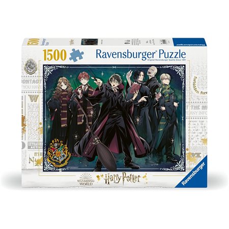 Casse-tête Ravensburger - Gryffondor vs Serpentard - 1 500 pièces