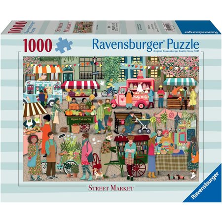 Casse-tête Ravensburger - Marché de rue - 1000 pièces