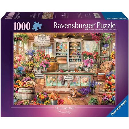 Casse-tête Ravensburger - Fleuriste toutes saisons - 1000 pièces