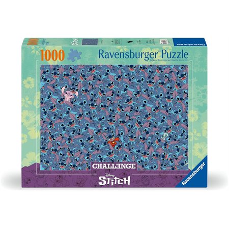 Casse-tête Ravensburger - Challenge : Stitch - 1000 pièces