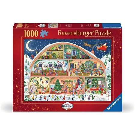 Casse-tête Ravensburger - L'atelier du Père Noël - 1000 pièces