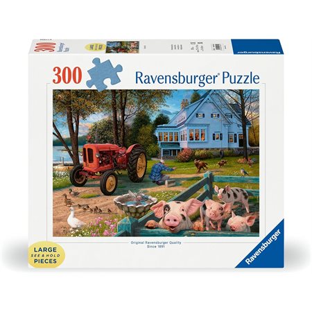 Casse-tête Ravensburger - La vie à la campagne - 300 pièces XL