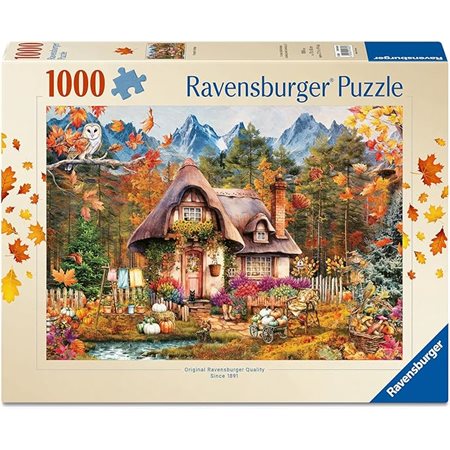 Casse-tête Ravensburger – Cottage de citrouilles – 1000 pièces