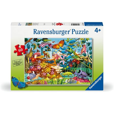 Casse-tête Ravensburger – Le monde des insectes du jardin – 60 pièces