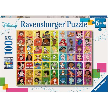 Children’s Jigsaw Puzzle Ravensburger - Disney Multi Character - 100 Pieces Puzzle