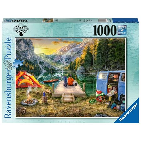 Casse-tête 1000 morceaux - Camping calme