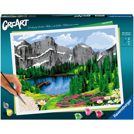 CreArt Paint-by-Numbers: Mountain View
