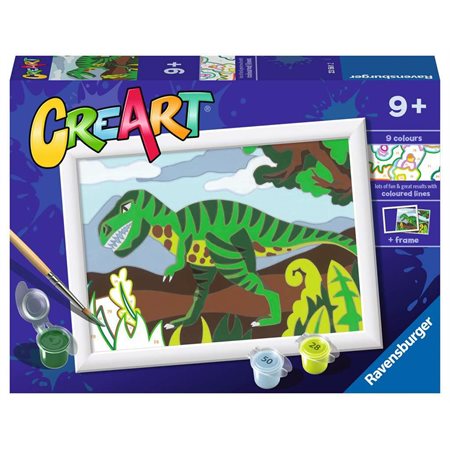 Peinture à numéro - CREART : DINOSAURE