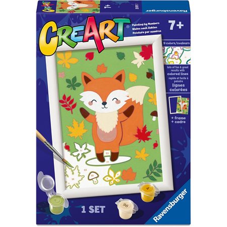 CreArt Paint-by-Numbers: Fantastic Fox