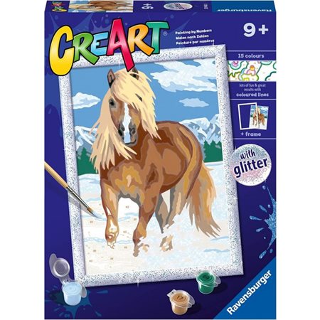 Ravensburger Le Cheval Royal - Peinture par numéros pour enfants