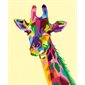 CreArt Paint-by-Numbers: Funky Giraffe