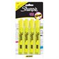 Surligneurs Sharpie Tank, pointe biseautée – ensemble de 4