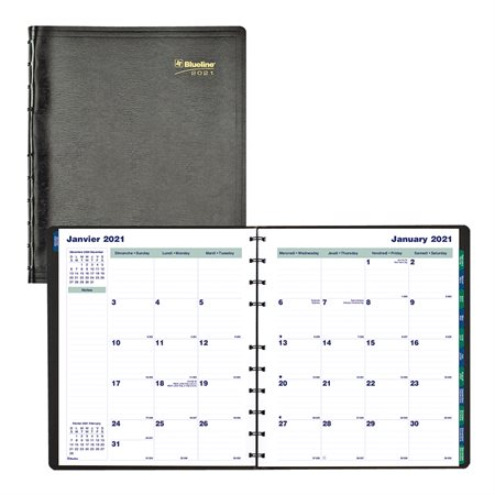 Agenda mensuel MiracleBind™ (2025) Couverture souple 11 X 9-1 / 16 po