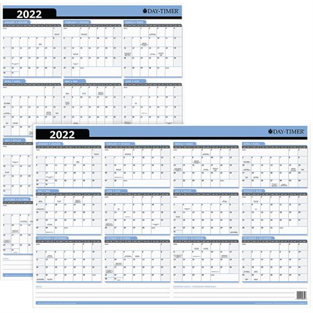 Calendrier mural annuel (2025)