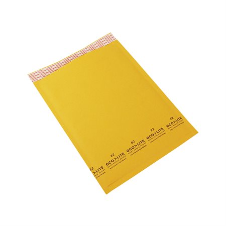 Enveloppe d'expédition Ecolite #2. 8-1 / 2 x 12 po.