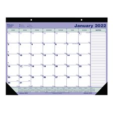 Calendrier sous-main mensuel (2025) 21-1/4 x 16 po anglais