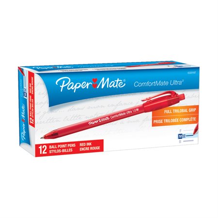 ComfortMate Ultra® Retractable Ballpoint Pens Medium point red