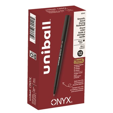 Onyx Rollerball Pens 0.5 mm black