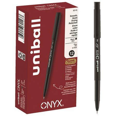 Onyx Rollerball Pens 0.7 mm black