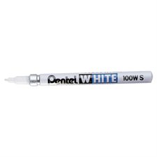 White 100W S Paint Marker Fine point