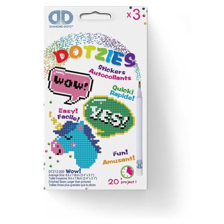 DIAMOND DOTZIES WOW STICKERS