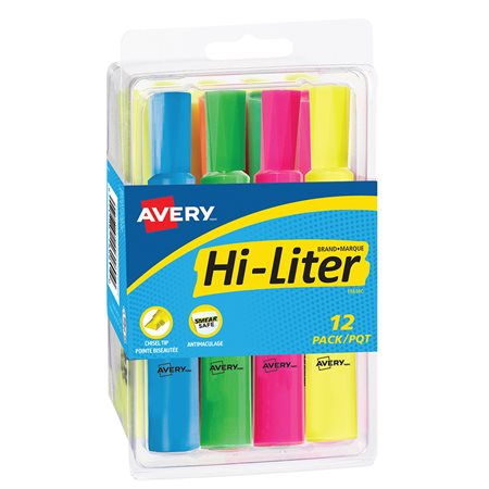 Desk Style  Hi-Liter® Package of 12 assorted